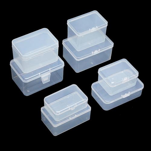 塑料盒子长方形半透明产品包装盒牙签盒小收纳盒有盖pp零件盒批发
